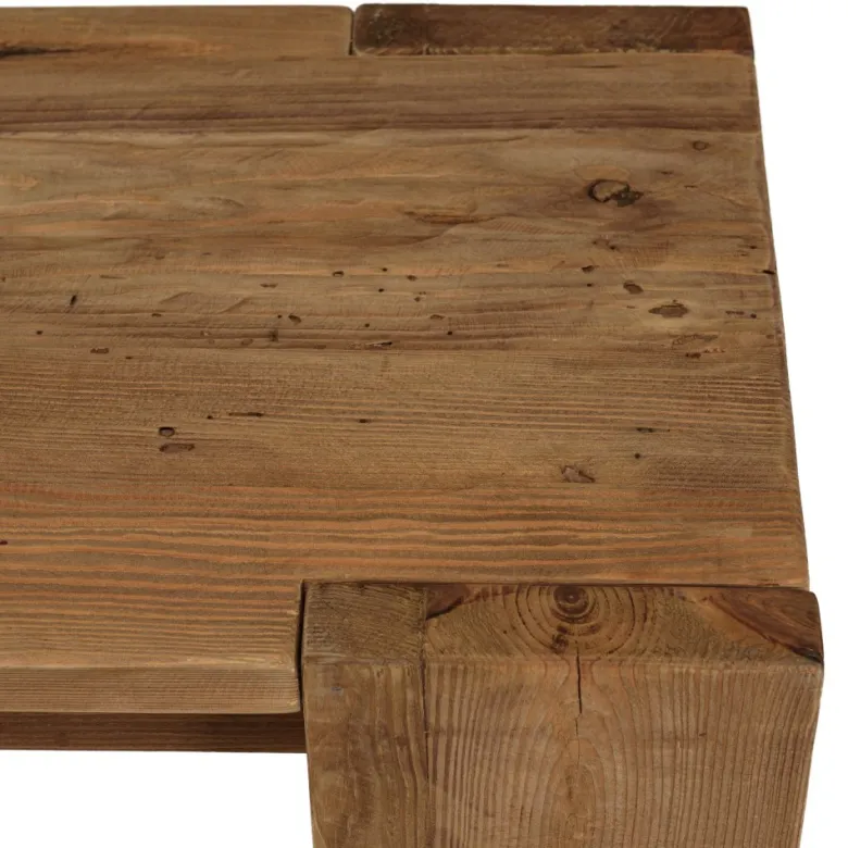 Sandy - console bois 150x40cm bois pin recyclé