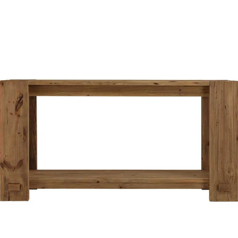 Sandy - console bois 150x40cm bois pin recyclé