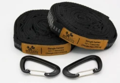 Sangles pour hamac et mousquetons alu