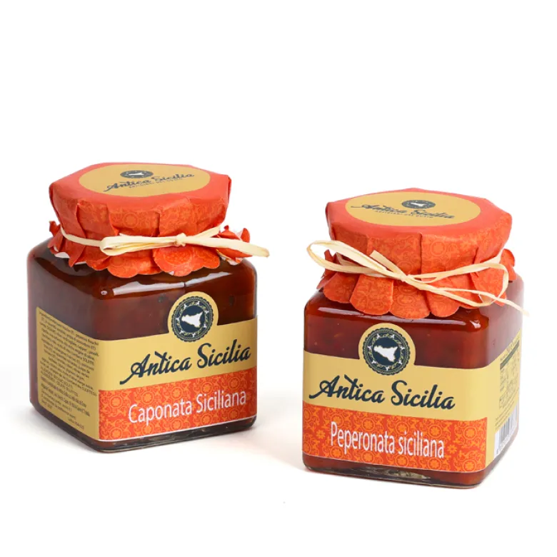 Sauce Peperonata recette sicilienne 280 g