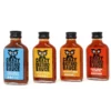 4 sauces piquantes Crazy Bastard