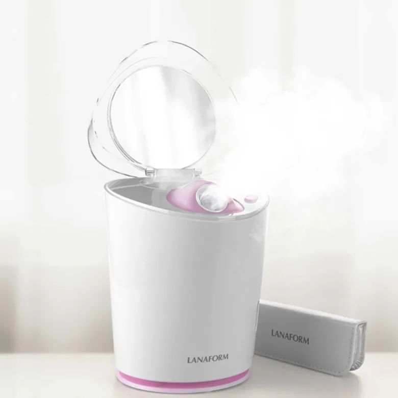 Sauna facial à vapeur chaude &froide pour soin du visage avec kit d'extracteurs