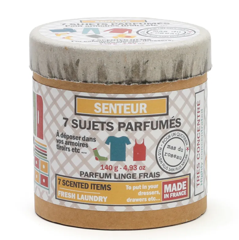 7 Savons parfumés linge propre