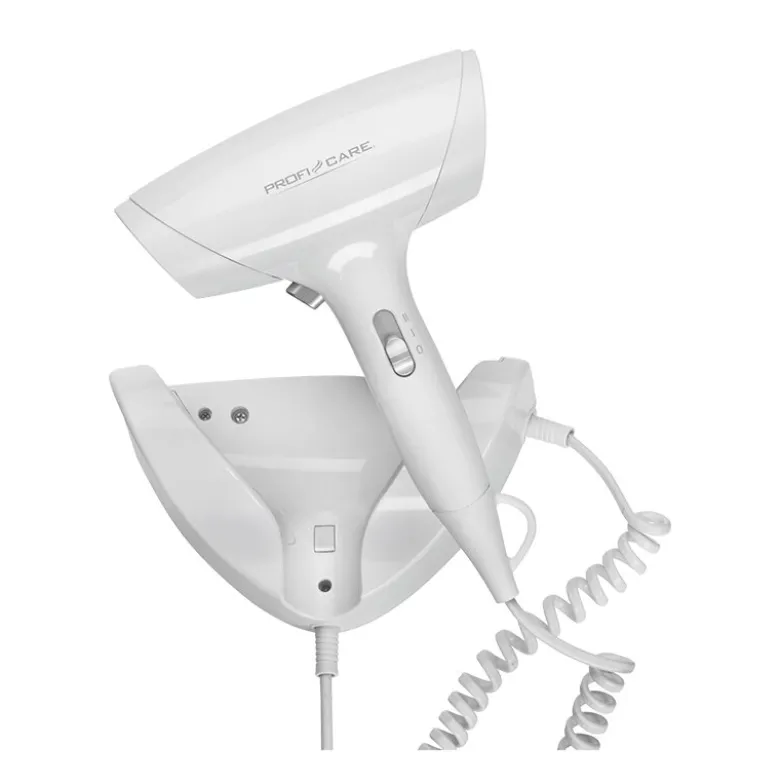 Sèche-cheveux mural compact 1800w proficare pc-ht 3044 blanc