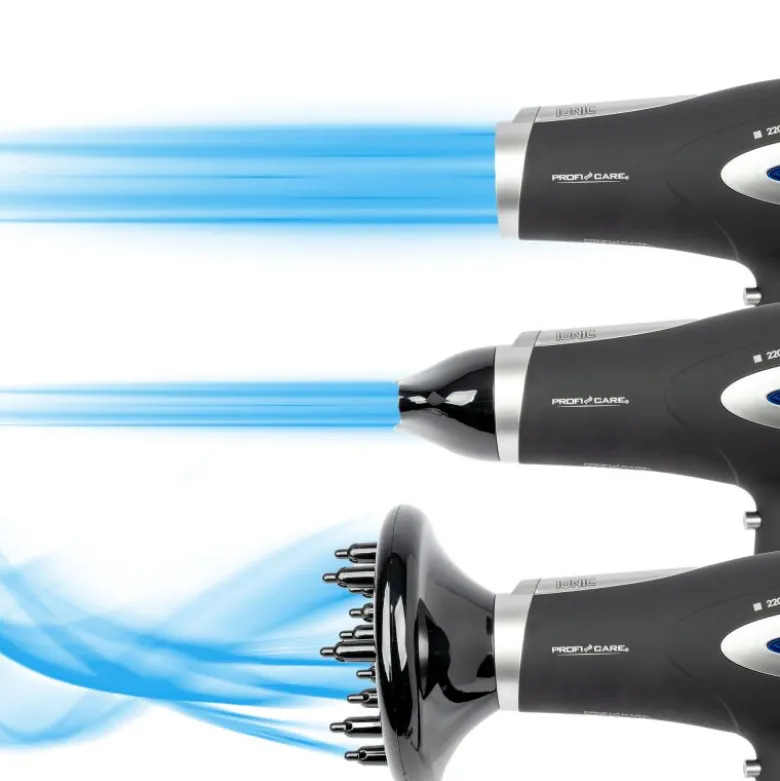 Sèche-cheveux professionnel 2200 w noir proficare pc-htd3113-noir