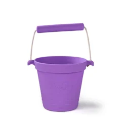 Seau de plage en silicone violet