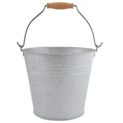 Seau zinc patiné 5l