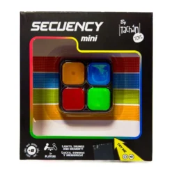 Secuency mini carré jeu de mémoire de poche avec couleurs