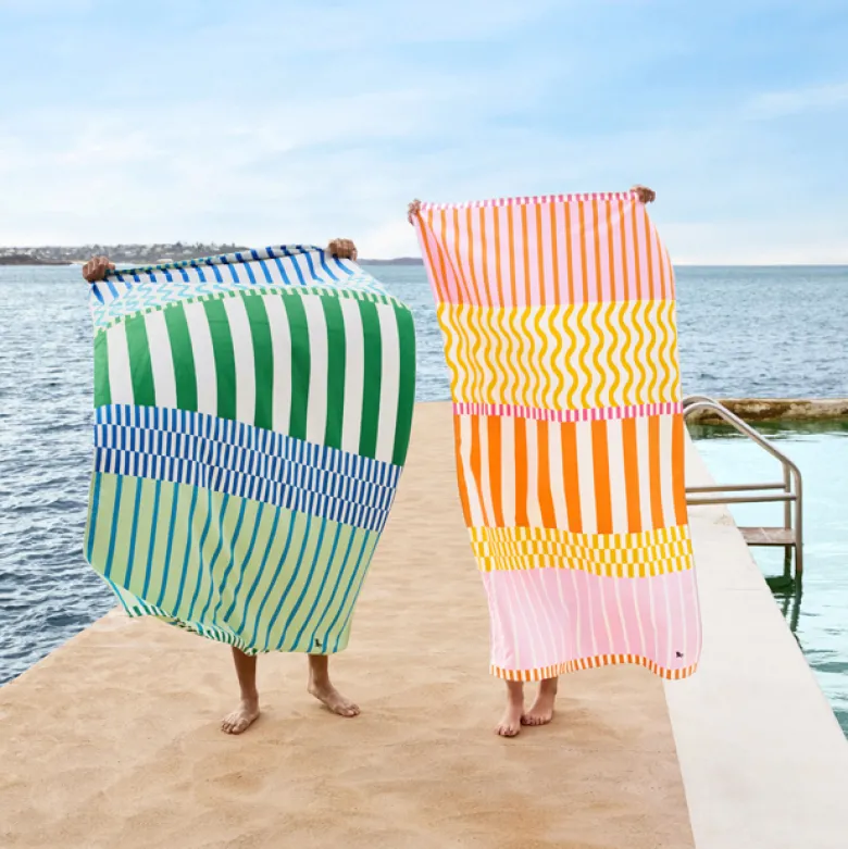 Serviette de plage en microfibres