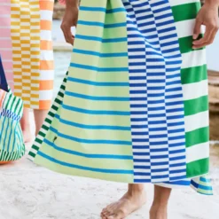 Serviette de plage en microfibres
