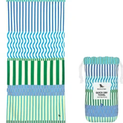 Serviette de plage en microfibres