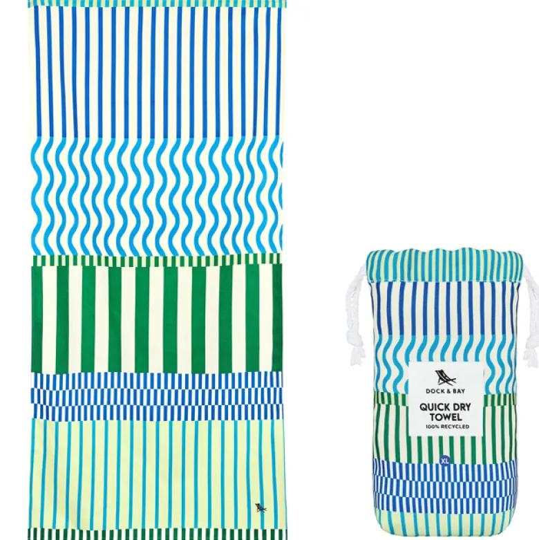 Serviette de plage en microfibres