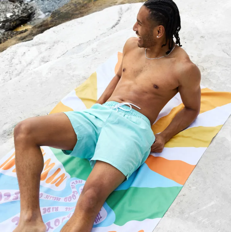 Serviette de plage microfibre Sea