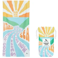 Serviette de plage microfibre Sea