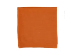 Serviette de table - lin et coton orange