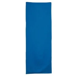 Serviette de yoga anti-dérapante bleue