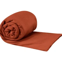 Serviette microfibre sea to summit pocket towel m 50x100 rouge