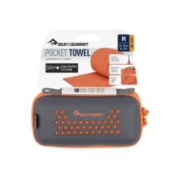 Serviette microfibre sea to summit pocket towel m 50x100 orange