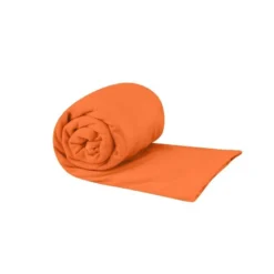 Serviette microfibre sea to summit pocket towel m 50x100 orange