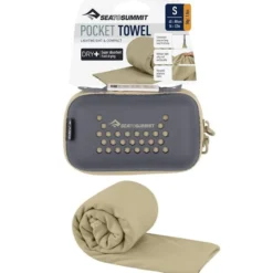 Serviette microfibre sea to summit pocket towel s 40x80 sable