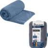 Serviette microfibre sea to summit tek towel m 50x100 bleu nuit