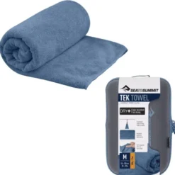Serviette microfibre sea to summit tek towel m 50x100 bleu nuit