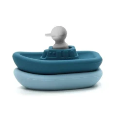 Set bateaux & capitaine, bleu