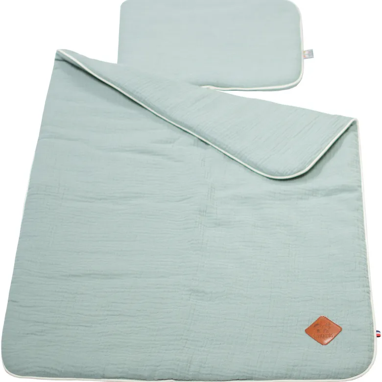 Set berceau couverture coussin jeanne