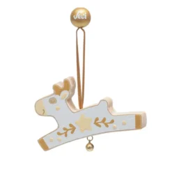 Set déco noël blanches 3 pcs
