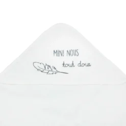Set de bain blanc 70x70 cm