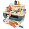 Set de barbecue en bois gris
