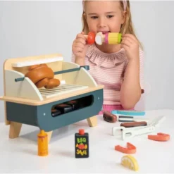 Set de barbecue en bois gris