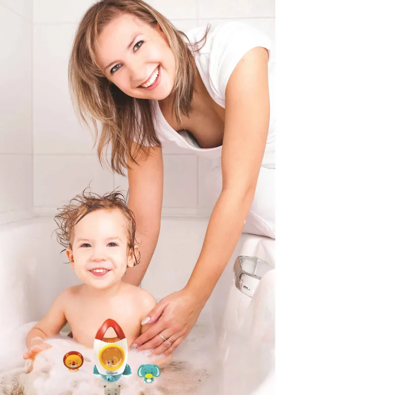Set de jeu de bain fusée
