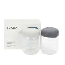 Set de petits pots en verre borosilicaté 180 ml - cloud storm