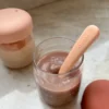Set de petits pots en verre borosilicaté 180 ml - blush &nbsp; terracotta
