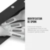 Set de 4 sprok en acier inox-haute qualité