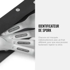 Set de 4 sprok en acier inox-haute qualité