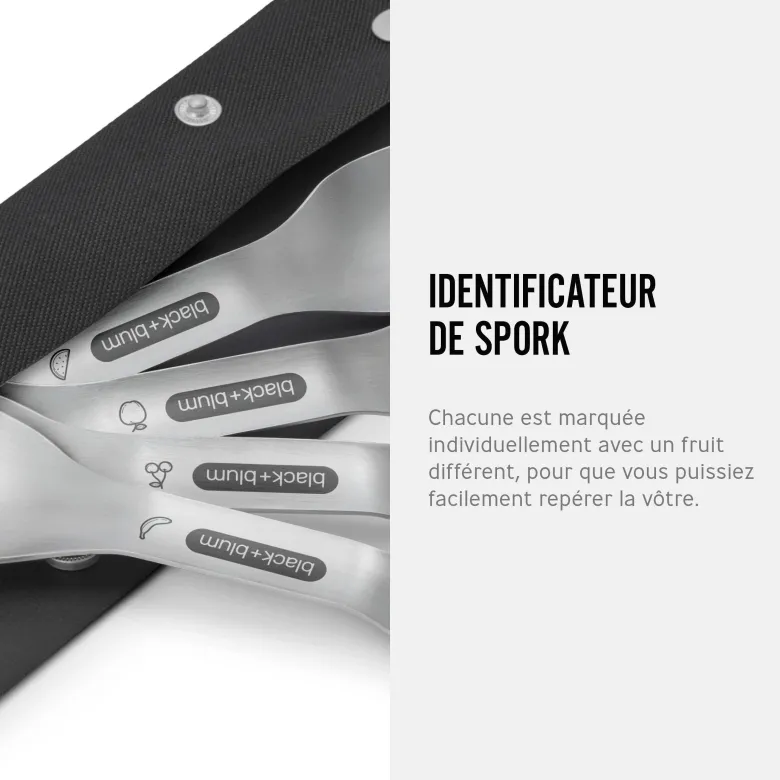 Set de 4 sprok en acier inox-haute qualité