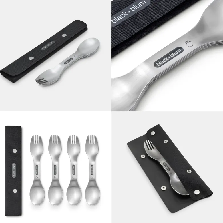Set de 4 sprok en acier inox-haute qualité