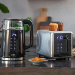 Set petit déjeuner digital noir