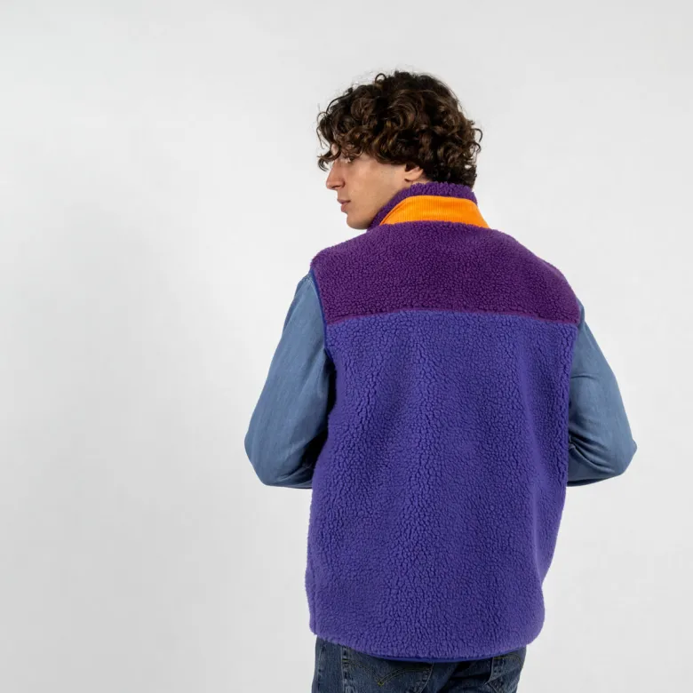 Sherpa sans manches mixte bubblegum l