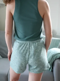 Short pyjama albatros motif petites comètes L