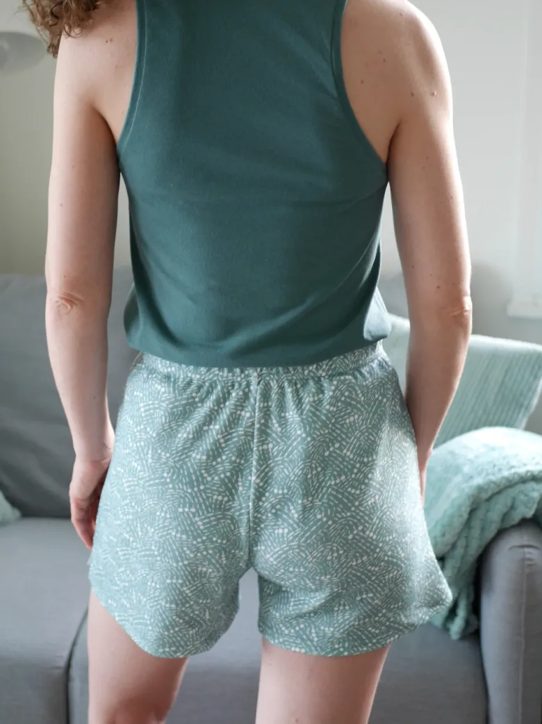 Short pyjama albatros motif petites comètes L