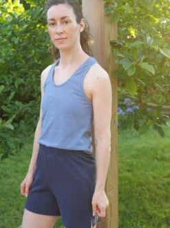 Short pyjama vanneau bleu marine L
