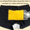 Shorty et bouillotte intégrée s or