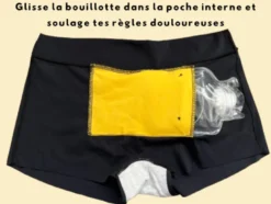 Shorty et bouillotte intégrée s or