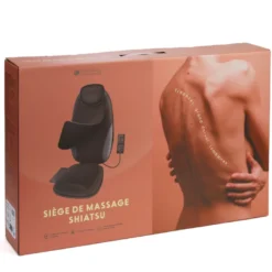 Siège de massage shiatsu chauffant dos complet 4 têtes rotatives détente ciblée