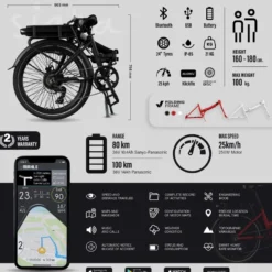 Smartbike legend siena 13ah rouge