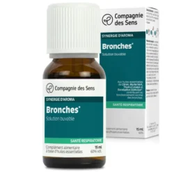 Soin des bronches - huiles essentielles en solution buvable