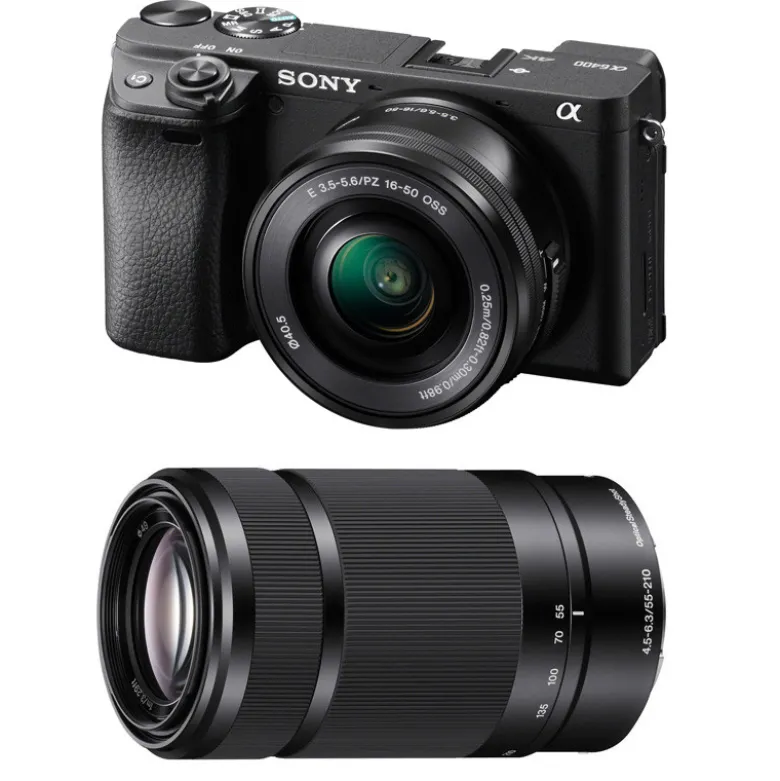 Sony alpha 6400 noir + 16-50 + 55-210